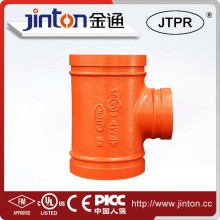 FM UL Approved Grooved Pipe Fitting Grooved pipe tee joints