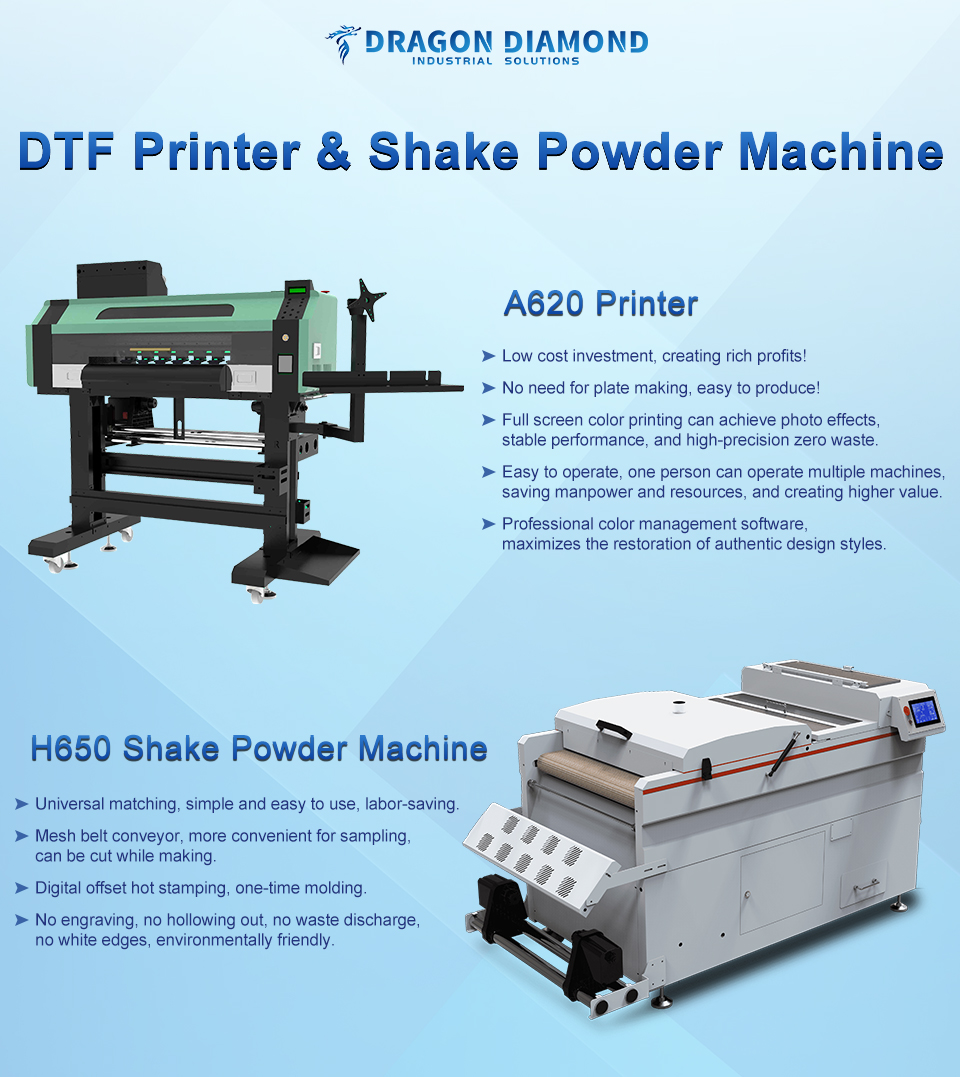 DTF printer T-shirt printing machine 60cm dtf printer set