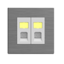 Electrical sockets 2Gang RJ11 TEL Socket wall sockets
