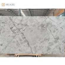 Huaxu Luxury Quartzite Marble Slabs: Super White Calacatta Grey Marble Stone