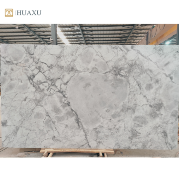 Huaxu Luxury Quartzite Marble Slabs: Super White Calacatta Grey Marble Stone