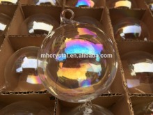 AB clear glass bauble christmas MH-12824