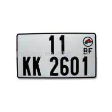 auto number plate