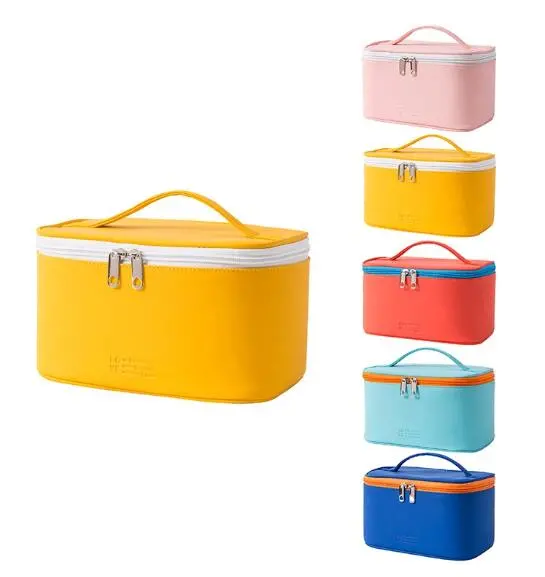 Travel Waterproof Portable Women Makeup Bag High Capacity Toiletries Organizer Storage Cases Zipper Wash Beauty Pouch Cosmetic Bag