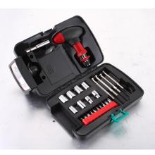 24-Piece Tool Kit with 4 LED Lights - Assorted Mechanical & Household Tools