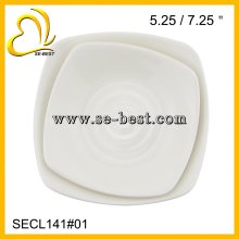 5.25"/7.25 " SQUAREPLATE; MELAMINE DINNER SQUARE PLATE