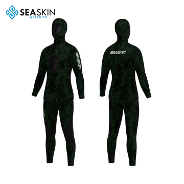 Seaskin Neoprene ปรับแต่งสีได้สองชิ้นชุดดำน้ำ