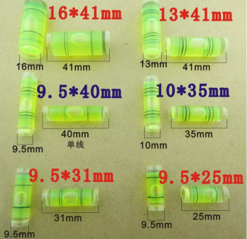 cylindrical level vials