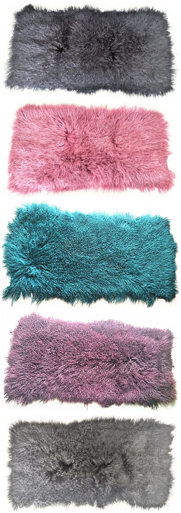 Tibetan Lamb Skin Fur Plate Factory Price