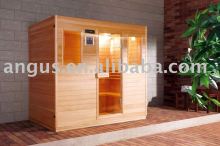 MEXDA2014 NEW design(hemlock,ceder,white pine,finland pine,amboyna)wood Infrared and Dry sauna YH-200135SR (CE,TUV,ISO)