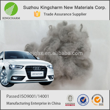 2016 china popular colored high elongation psf fiber for auto upholstery