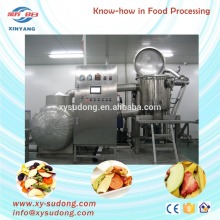 Potato vacuum frying equipent fryer for Jagabee, calbee, potato sticks, potato chips, french fries
