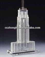 Wholesale exquisite custom crystal building