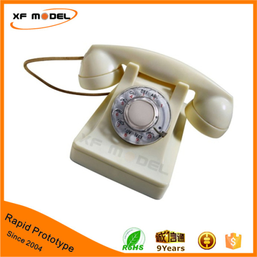 Custom machining for ABS telephone rapid prototype