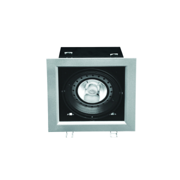 square one head rotating AR111 led grill light for art gallery led grill lamp