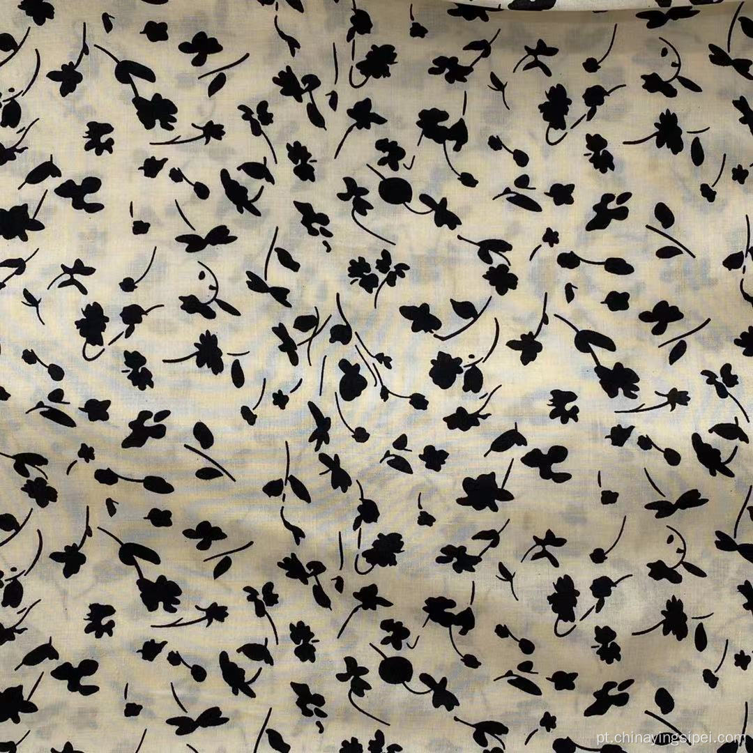 Hot Sale Hot Letter Viscose Rayon Challis Poplin Fabric