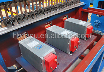 Automatic galvanized wire mesh in roll or panel welding machine