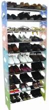 Colourful Plastic Display Shoe Rack