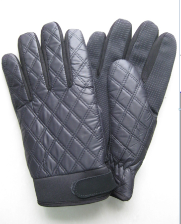 Windproof embroidery durable outdoor mens glove