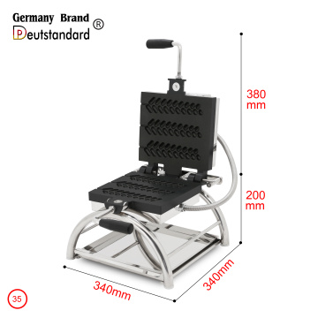 Lolly rotating waffle machine with best price