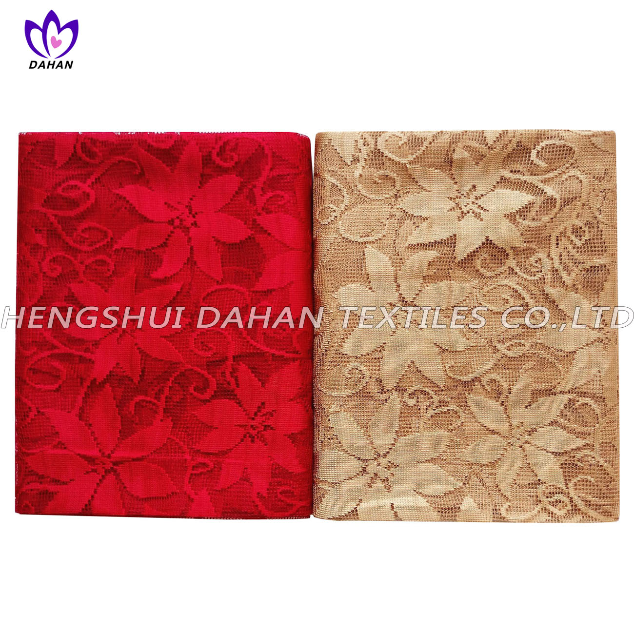 Tp17 18 100 Polyester Table Cloth Red Golden3