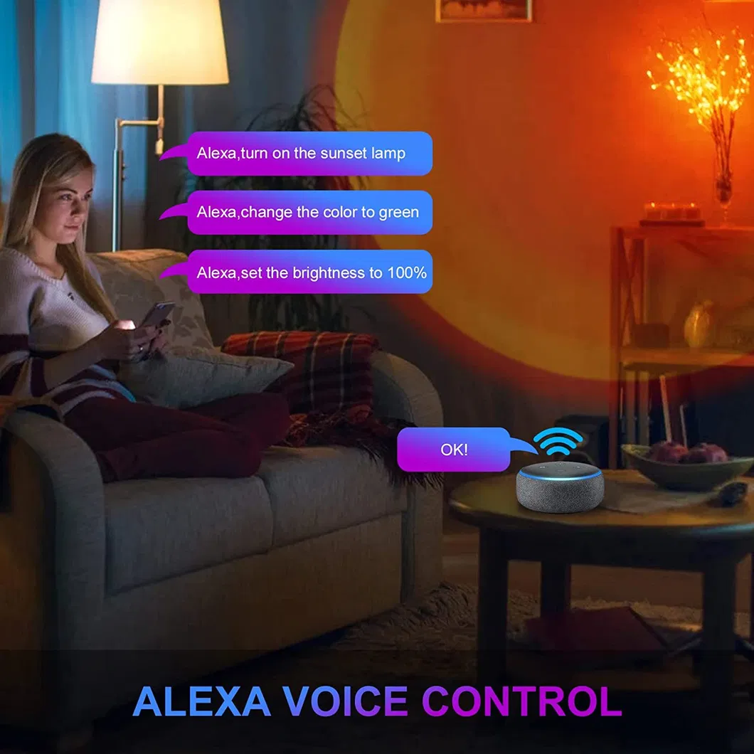 Smart RGB Rainbow LED Lamp with Tuya APP Control