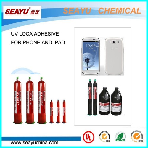 UV LOCA glue for touch screen glass repair