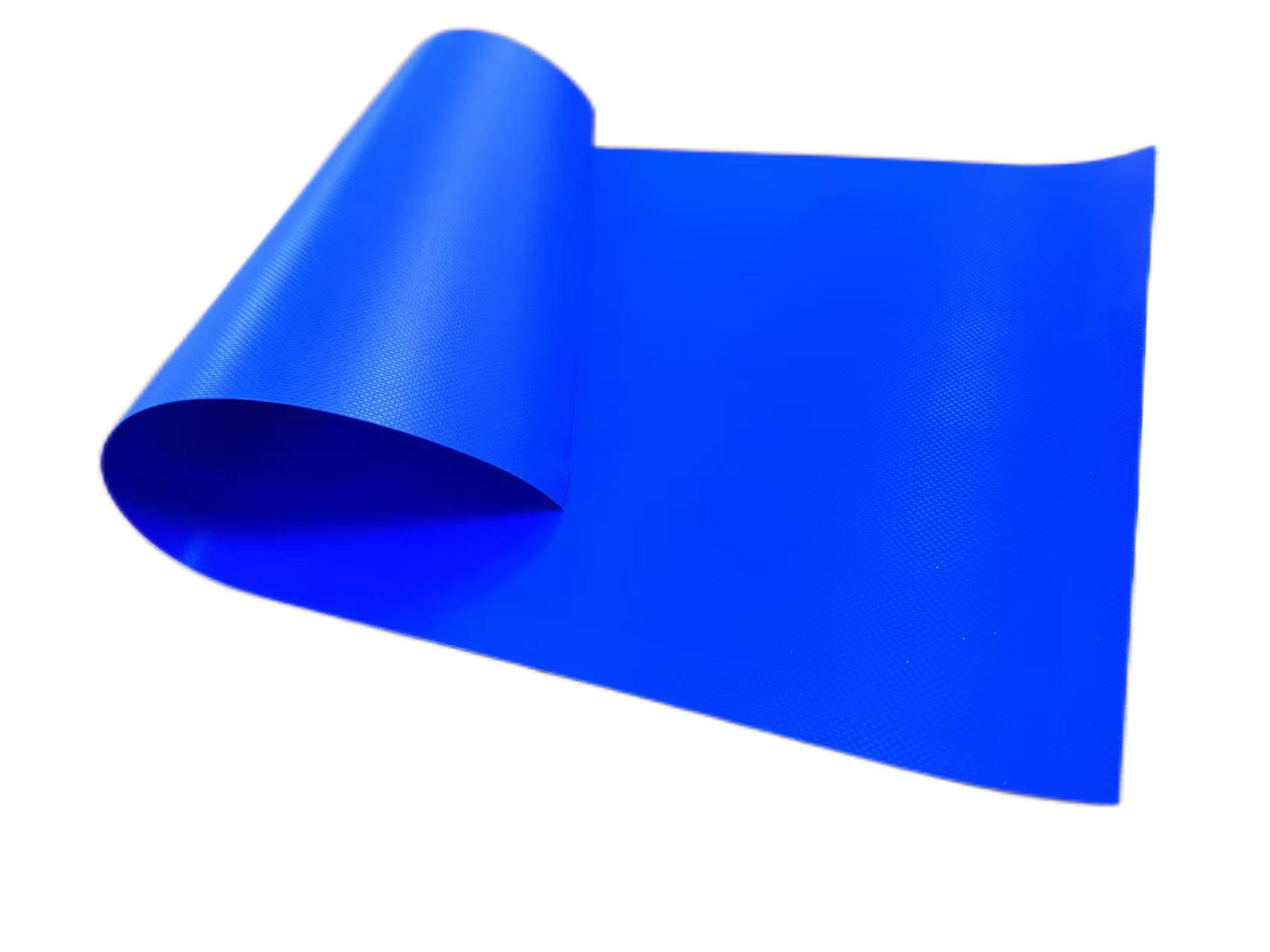 600GSM Blue Color PVC, покрытое брезентом, покрытое брезентом
