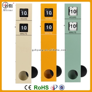 Mktime Flip Wall Clock New Design Colorful Clocks Decorative swing flip Clocks