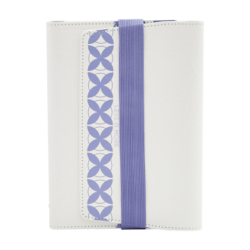 Pu cover notebook pouch with elastic