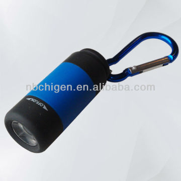 Mini LED Flashlights with Carabiner Clip
