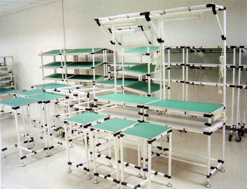 Plastic Coated Pipe Rack