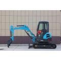 3.5ton multifungsi mini excavator dengan trek karet