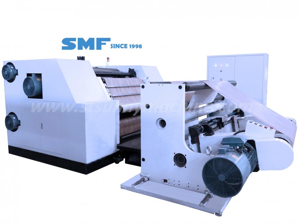 Soft PVC ရုပ်ရှင် slitter Rewinder စက်