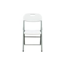 cadeira dobrável de plástico branco ou colorido