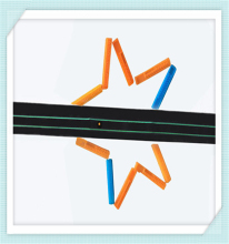 drip line with flat emitters