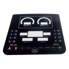 Custom Design Black Transparent Acrylic Touch Display Front Control Panel