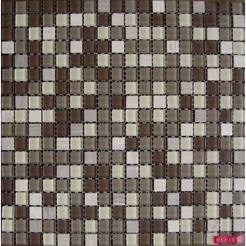 Stone Chip klasik 15mm campuran kaca mosaik