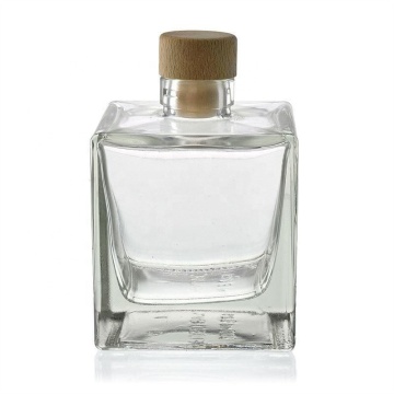 200ML Clear Glass Cube Bottles