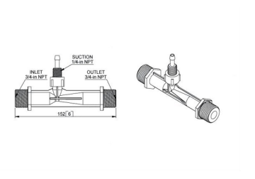 Venturi fertilizer injector/ ozone sterilization system