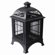 LS/Outdoor Fireplace with Chiminea, Made of Steel, Paint Coated
