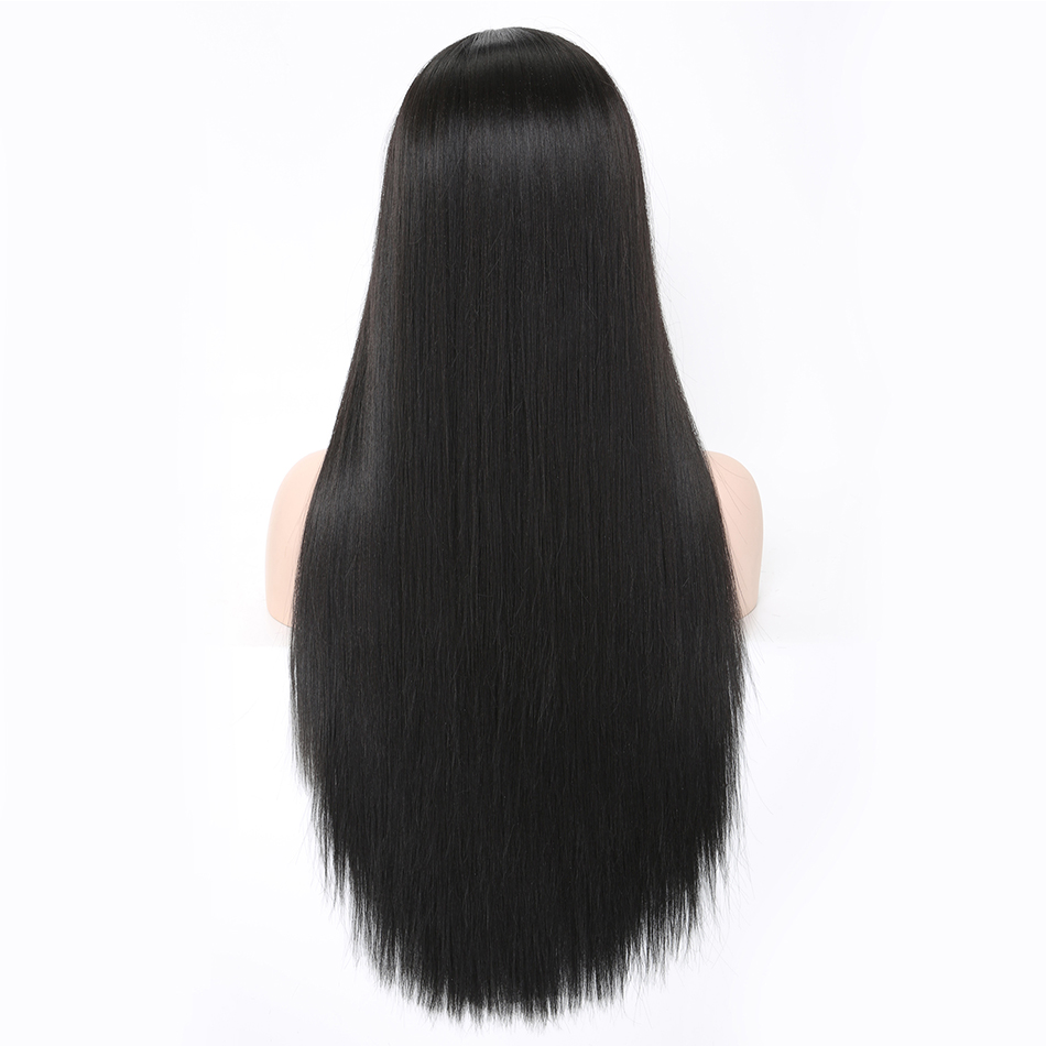 Eli Silky Straight 180% Density Lace Front 10A Grade Brazilian Cuticle Aligned Hair Wig