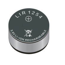 LIR1254 Button Cell Lithium Ion Rechargeable Battery