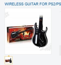 WIRELESS GUITAR FOR PS2/PS3/WII/PC