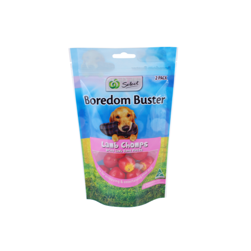 Pasadyang Stand-up Pet Food Pouch na may Zipper