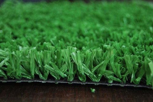 Green Pe Fiber Material Synthetic Grass Tennis Courts With 38mm Needle Distance