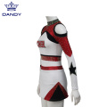 Aangepast AB-kristallen rood cheer-uniform