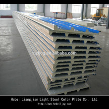 prefabricated light steel structure PU sandwich panel