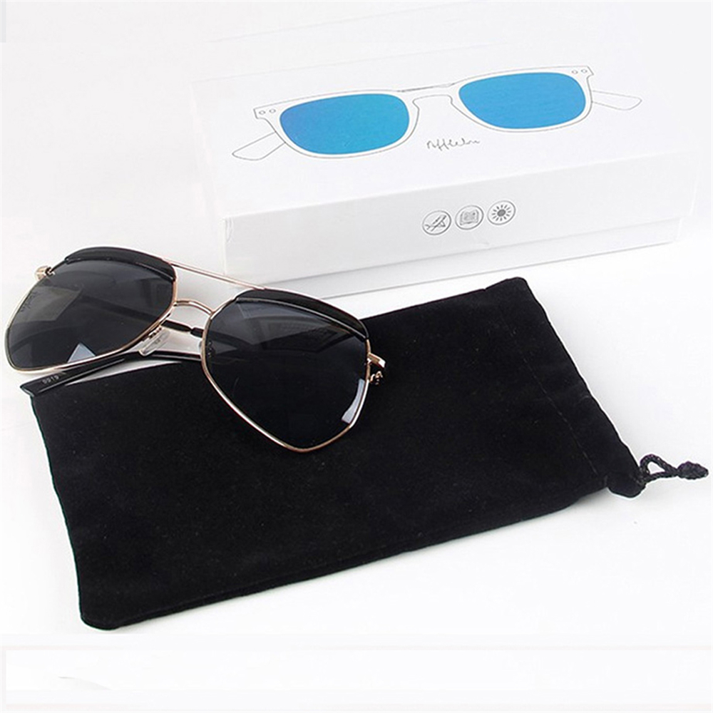 Weiße gedruckte Papiersonnenbrillen, die Kästen verpacken White Printed Paper Sunglasses Packaging Boxes