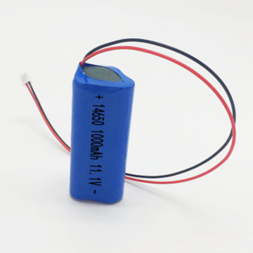 14650 3S1P 11.1V 1000mAh Lithium Ion Battery Pack